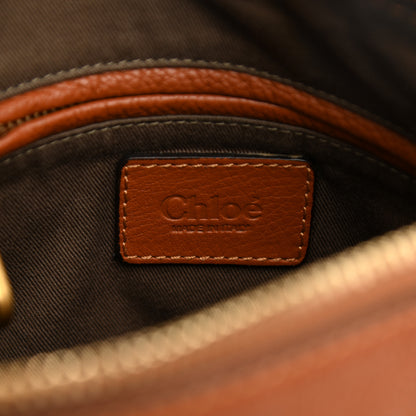 Chloe Calfskin Medium Marcie Satchel Tan 4 of 13