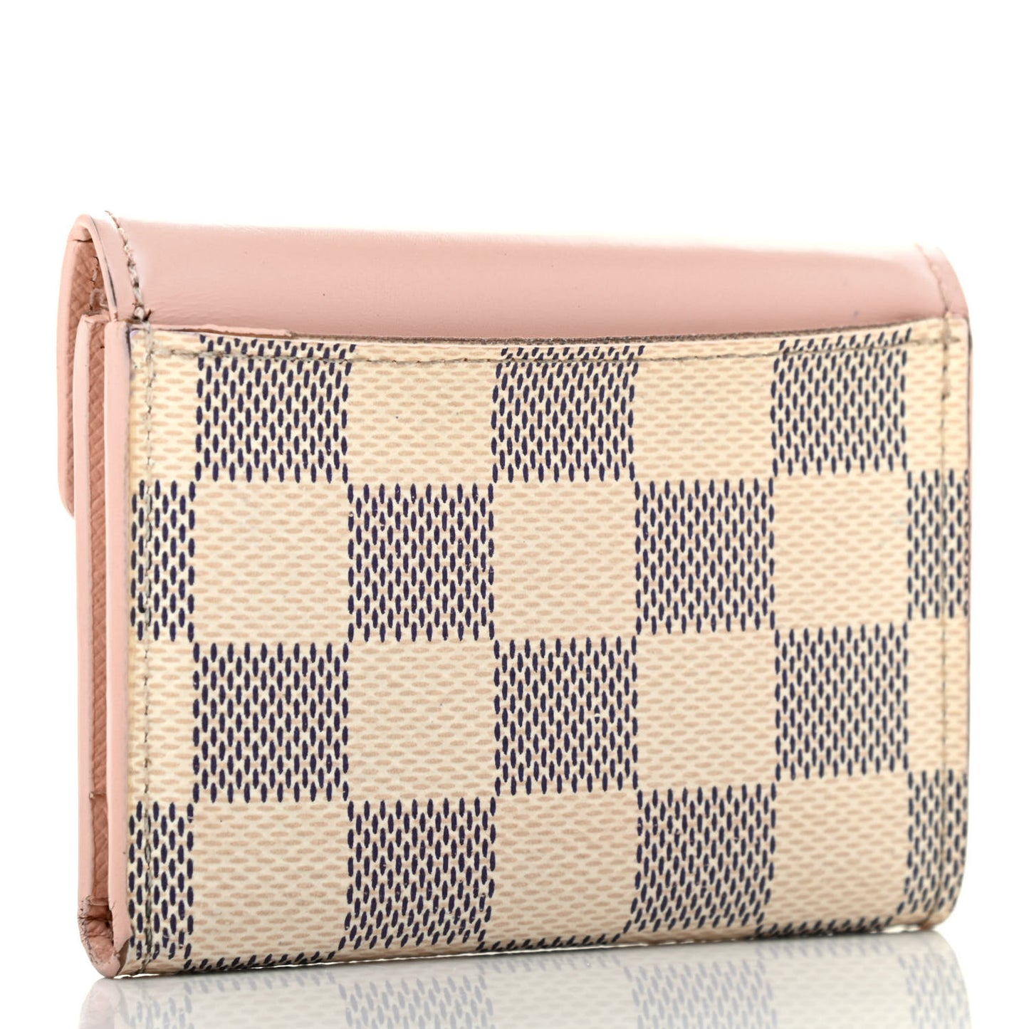 Damier Azur Zoe Wallet Rose Ballerine