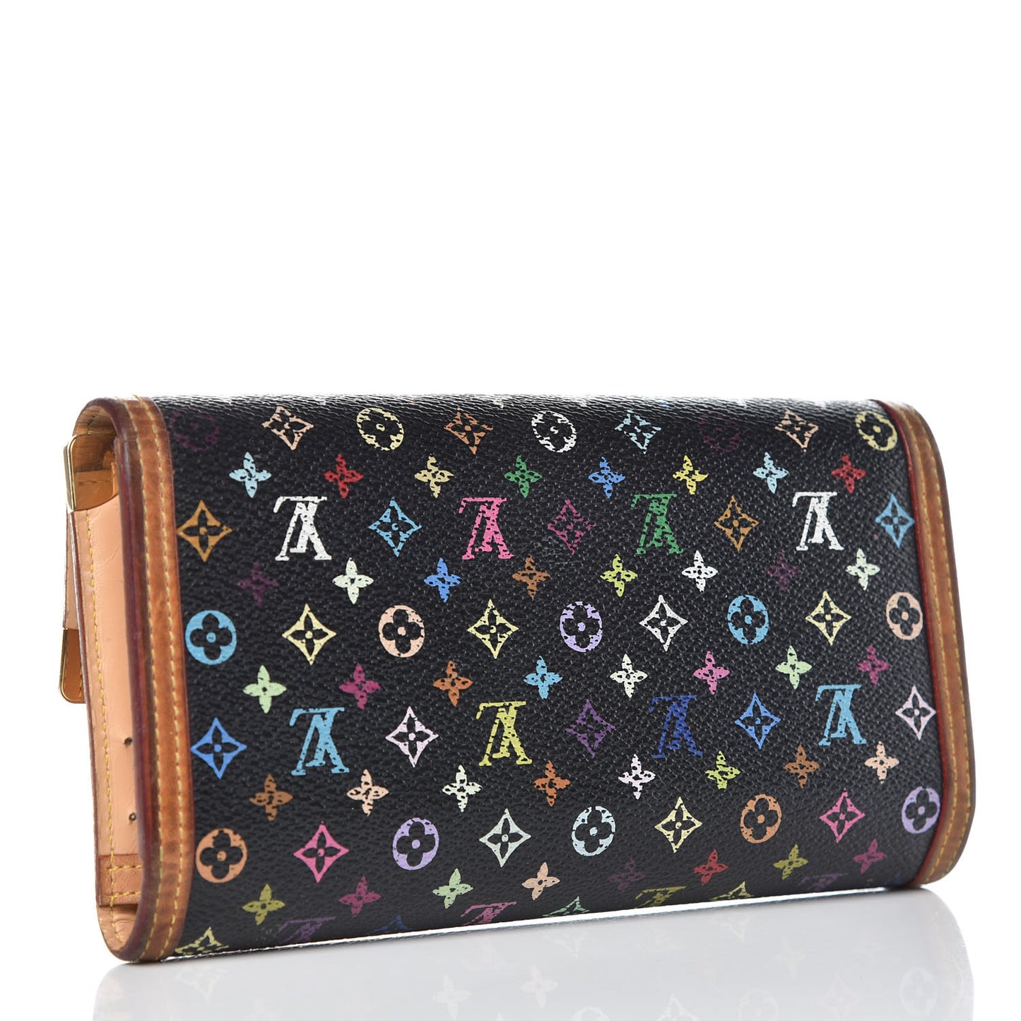 Monogram Multicolor Porte Tresor International Wallet Black