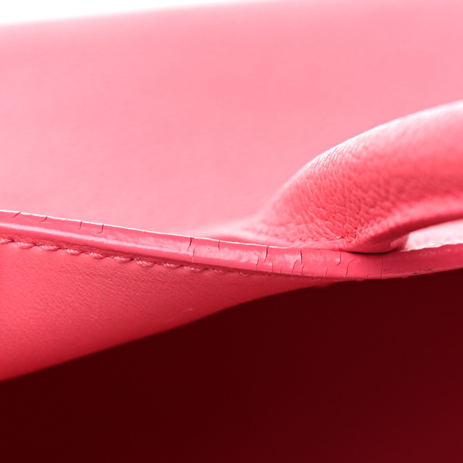 Saint Laurent Grained Calfskin Nano Sac De Jour Coral 18 of 22