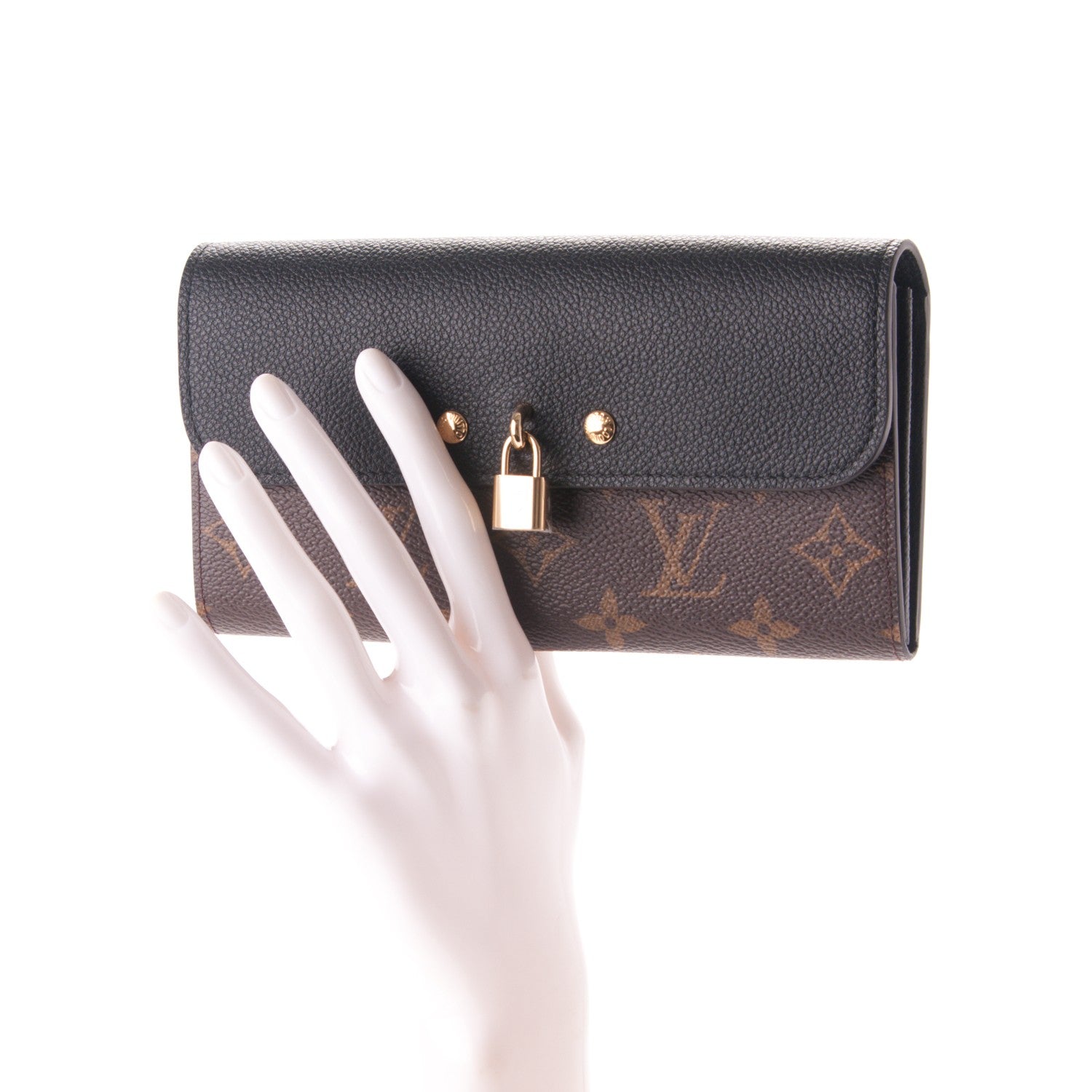 Louis Vuitton Monogram Venus Wallet Black 2 of 6
