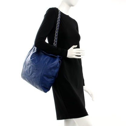 Chanel Caviar 31 Drawstring Tote Blue 2 of 9