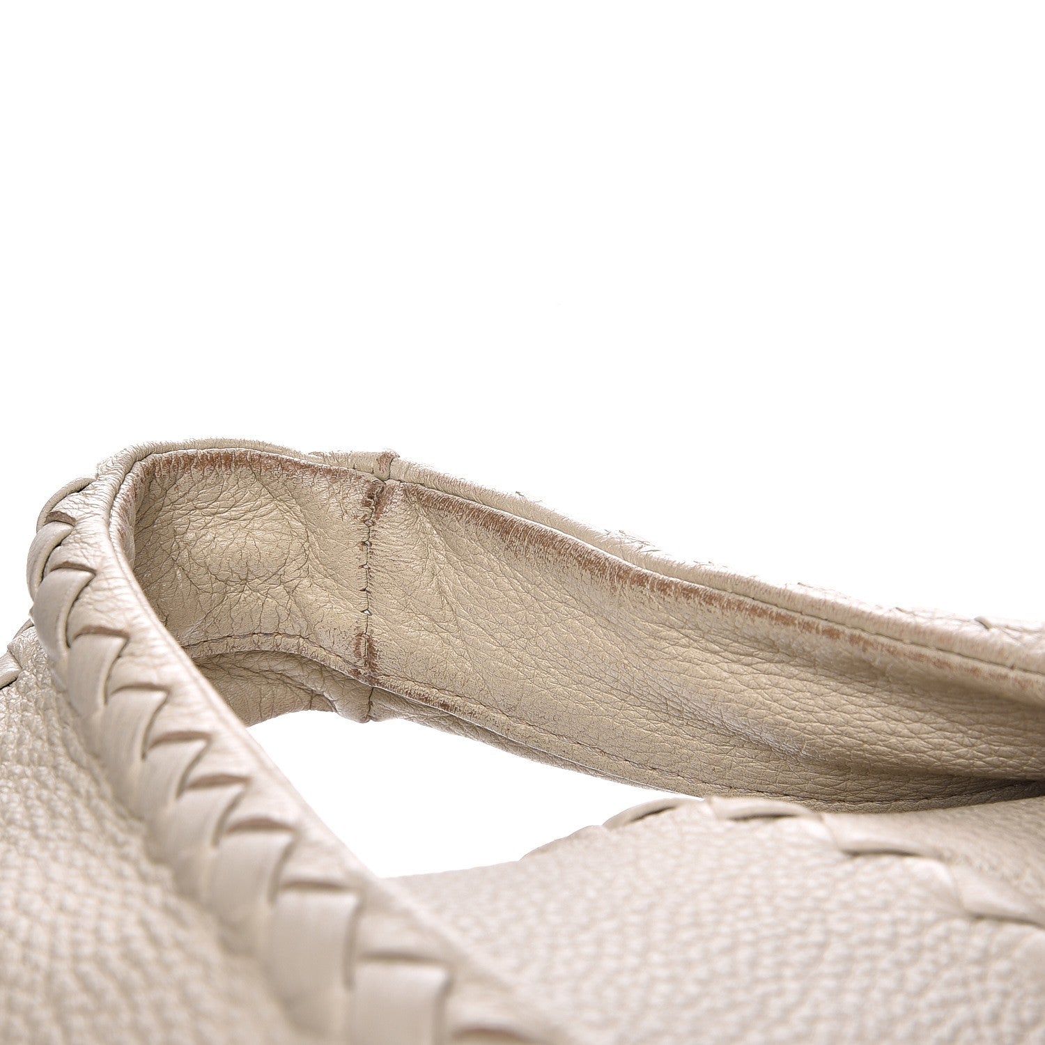 Bottega Veneta Cervo Deerskin Large Hobo Bianco White 14 of 17