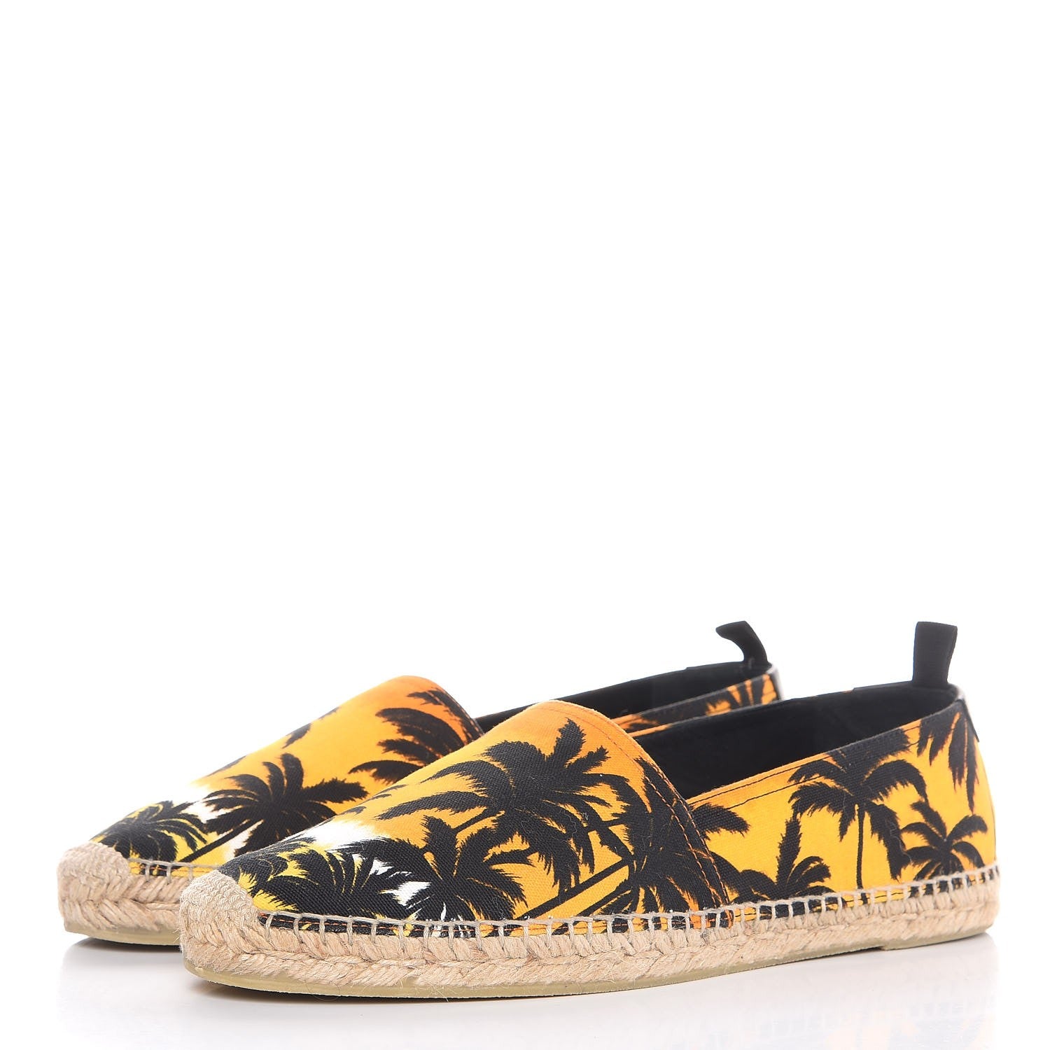 Saint Laurent Mens Canvas Palm Trees at Sunset Espadrilles 44 Multicolor 2 of 8