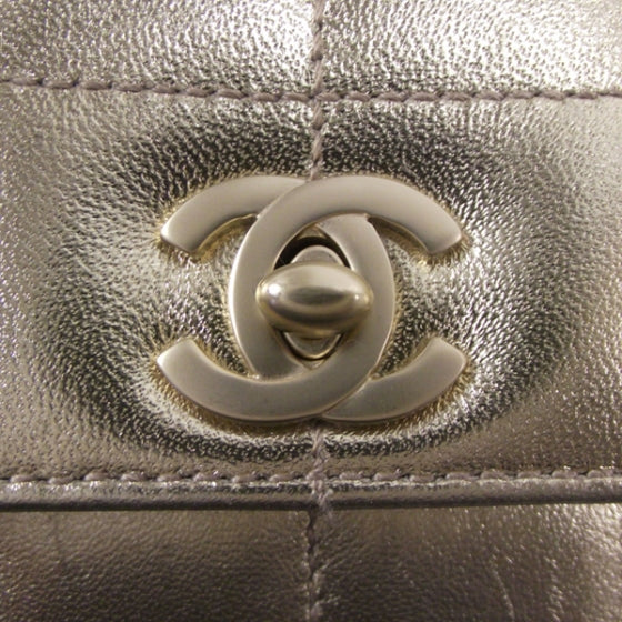 Lambskin Triple Chain Bag Gold