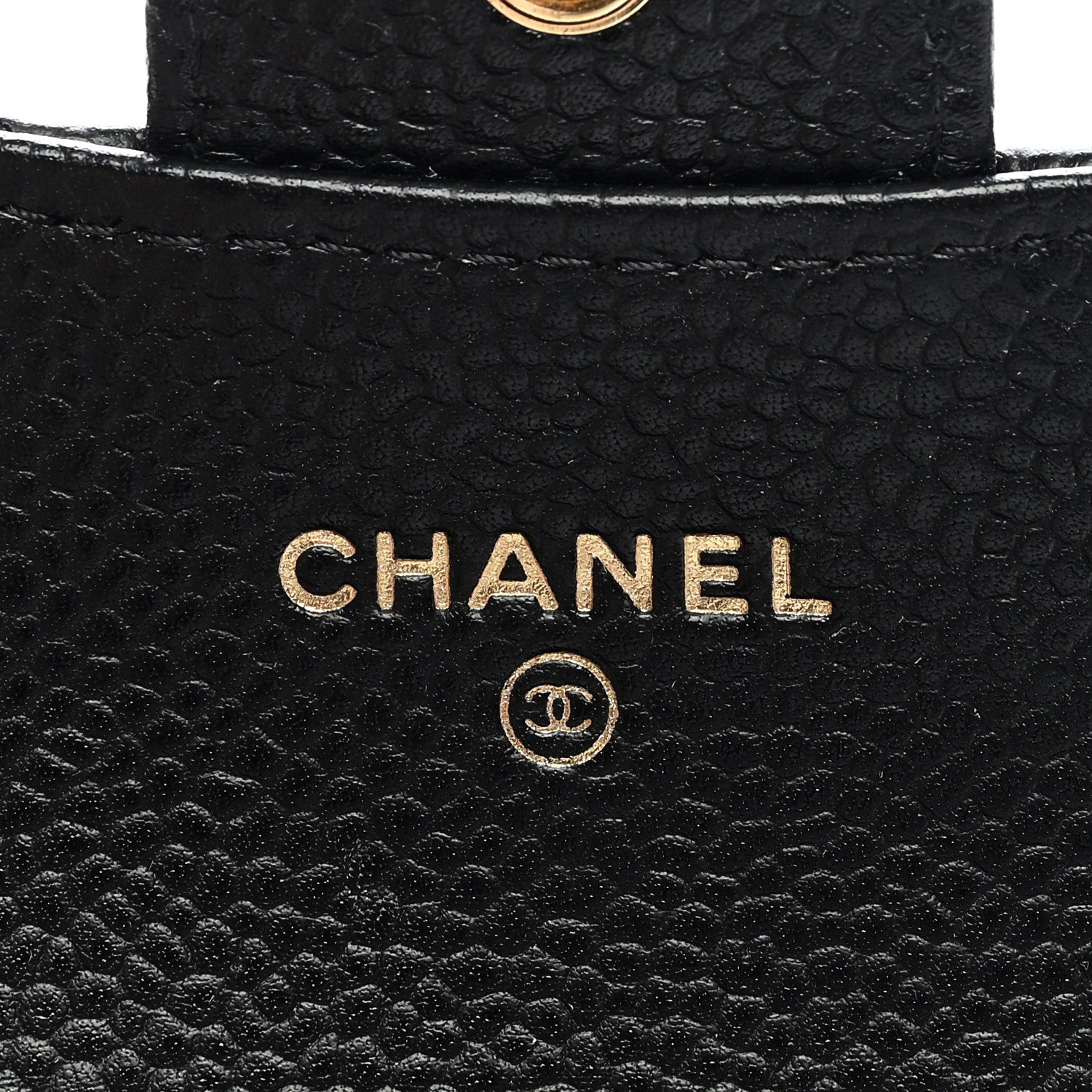 Chanel Caviar Quilted Flap Card Holder Black 7 of 8