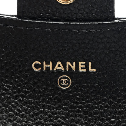 Chanel Caviar Quilted Flap Card Holder Black 7 of 8