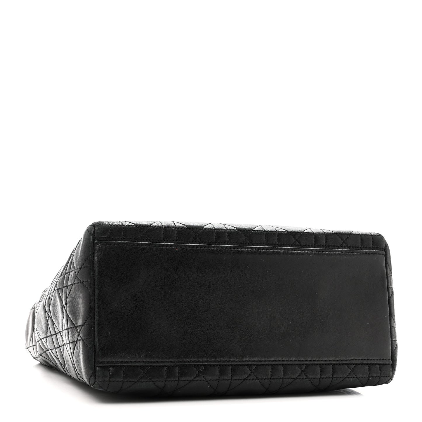 Lambskin Cannage Medium Lady Dior Black