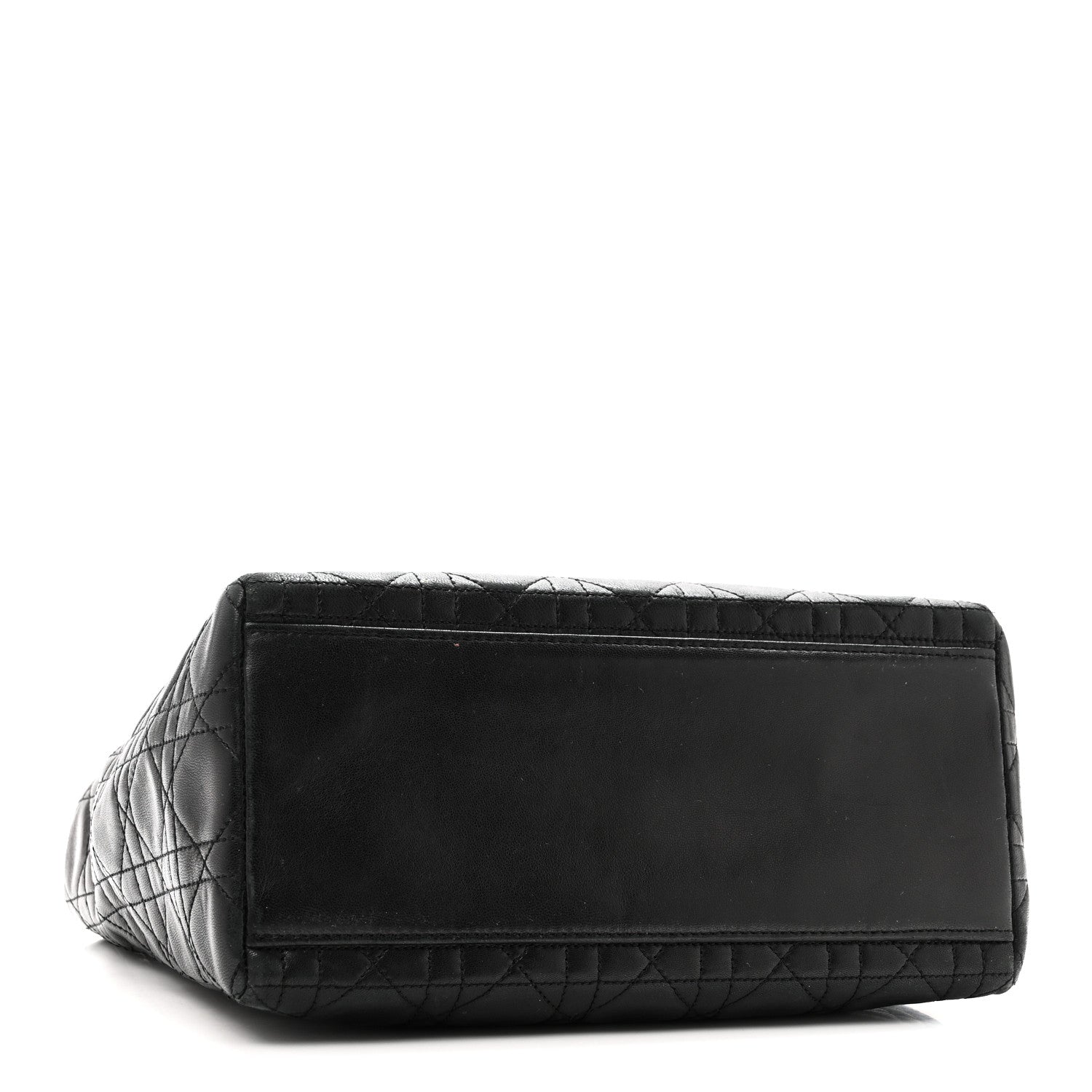 Christian Dior Lambskin Cannage Medium Lady Dior Black 4 of 9