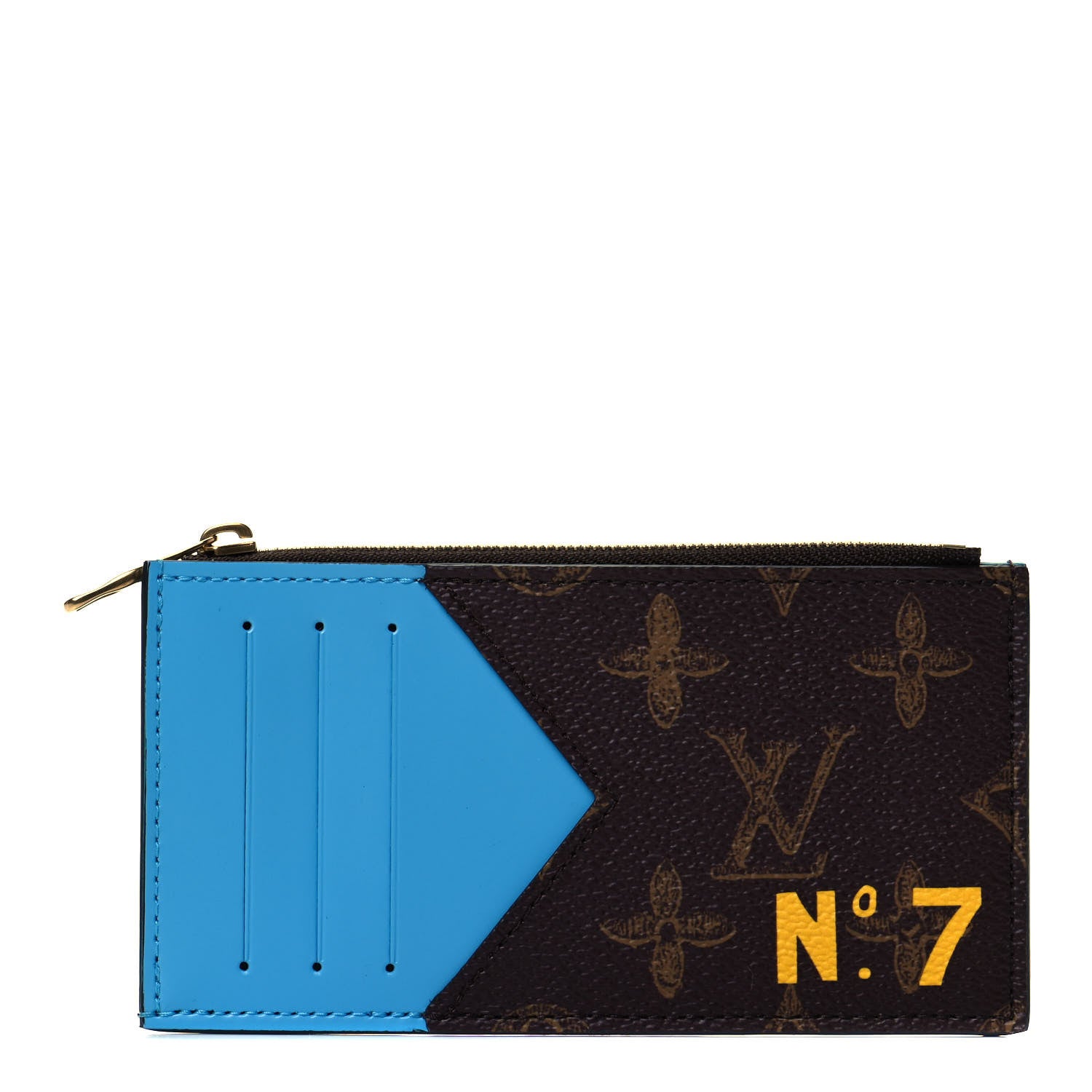 Louis Vuitton Monogram Vintage Calfskin Trunk L'œil Coin Card Holder 1 of 9