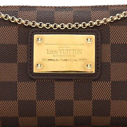Louis Vuitton Damier Ebene Eva Clutch 8 of 10