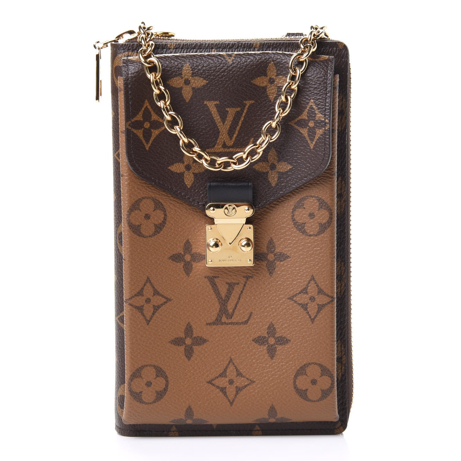 Louis Vuitton Reverse Monogram Metis Vertical Zippy Wallet 1 of 4