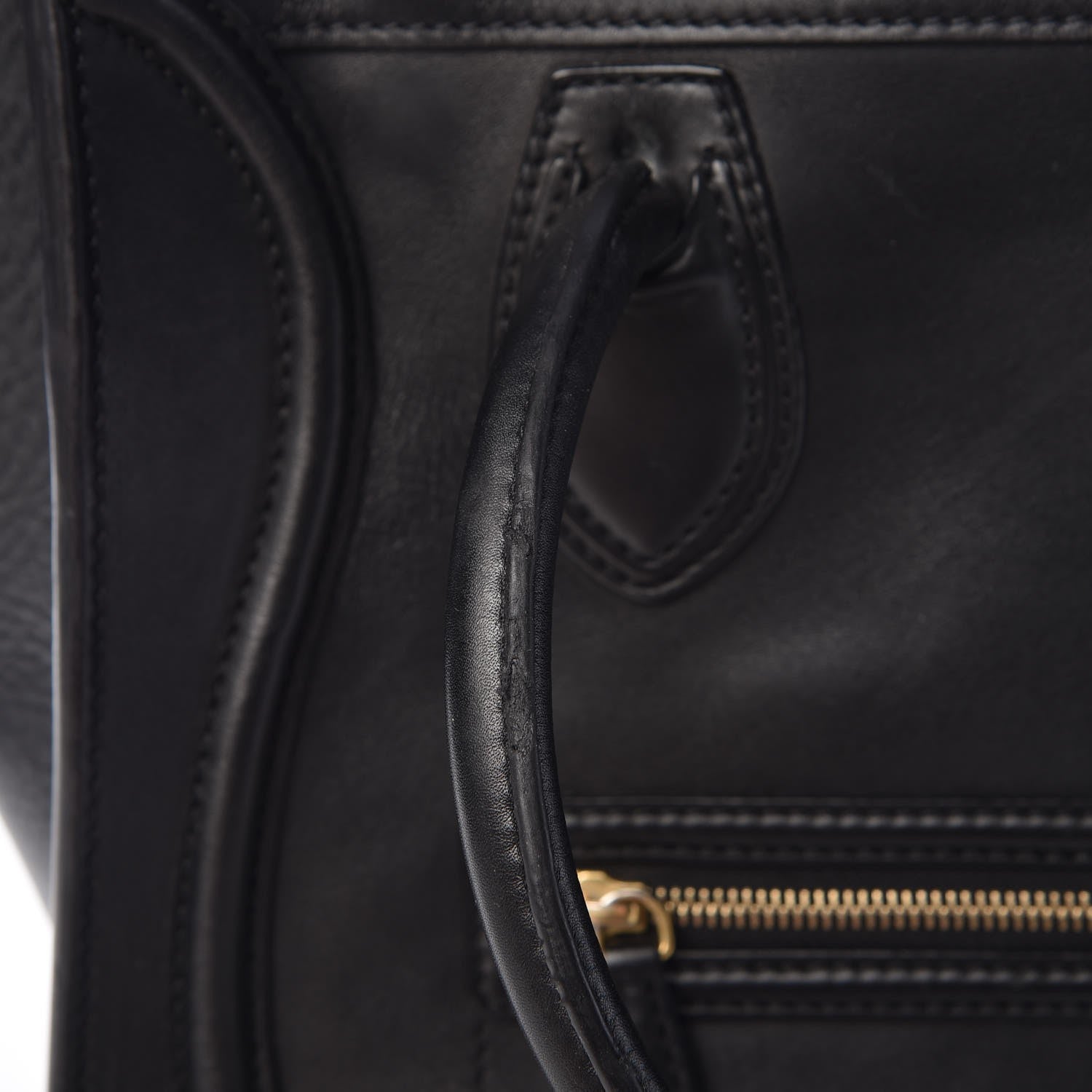 Celine Smooth Calfskin Mini Luggage Black 9 of 11