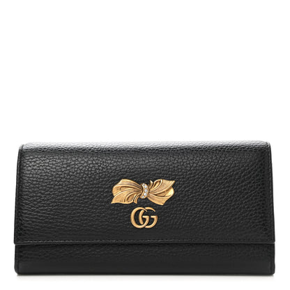 Gucci Calfskin Garden Continental Wallet Black 1 of 8