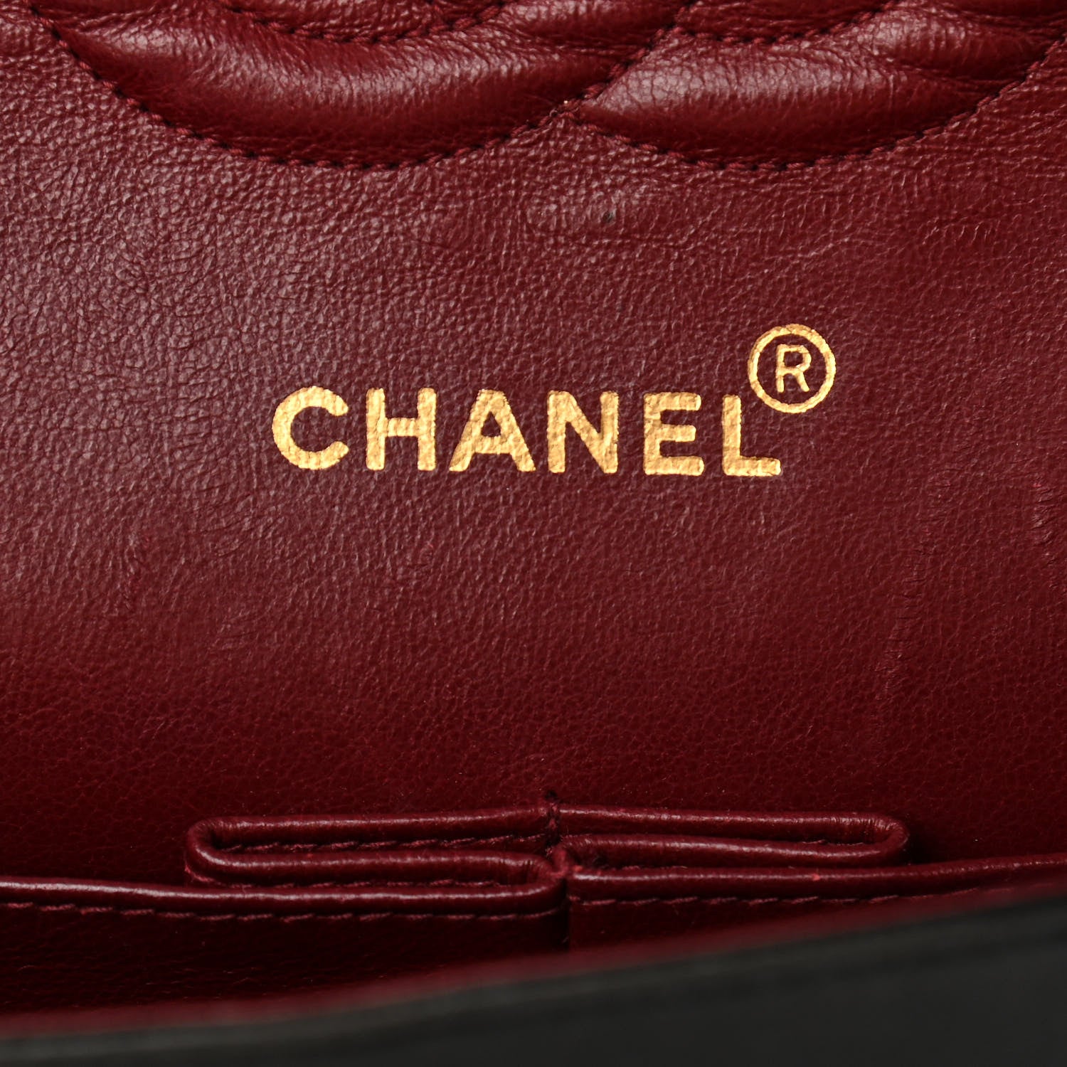 Chanel Lambskin Quilted Medium Double Flap Black 6 of 10