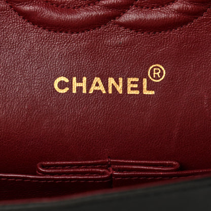 Chanel Lambskin Quilted Medium Double Flap Black 6 of 10
