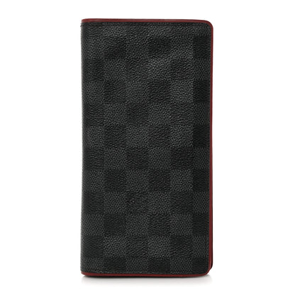 Louis Vuitton Damier Graphite Brazza Wallet Bordeaux 1 of 7