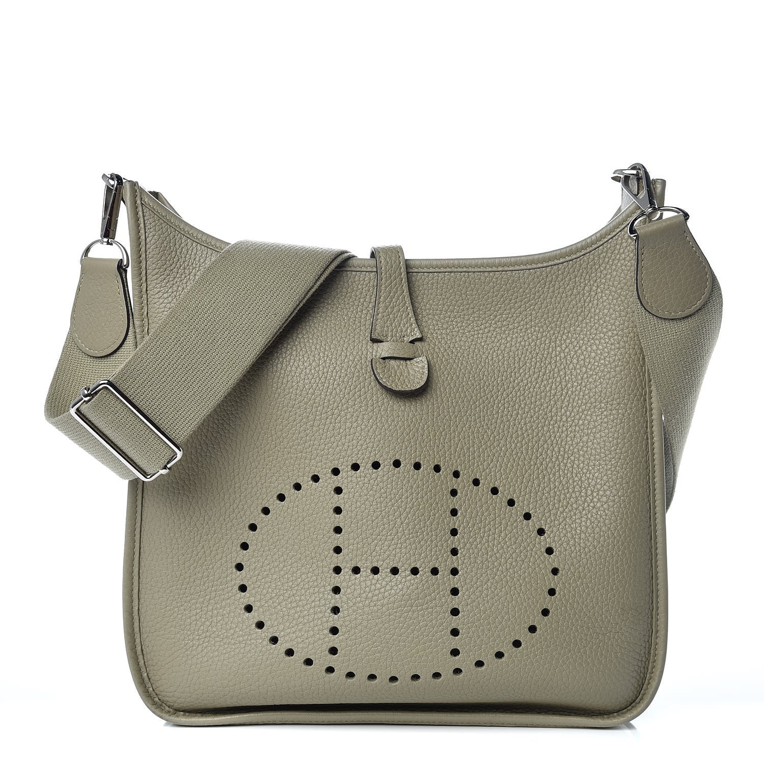 Hermes Taurillon Clemence Evelyne III PM Sauge 1 of 13