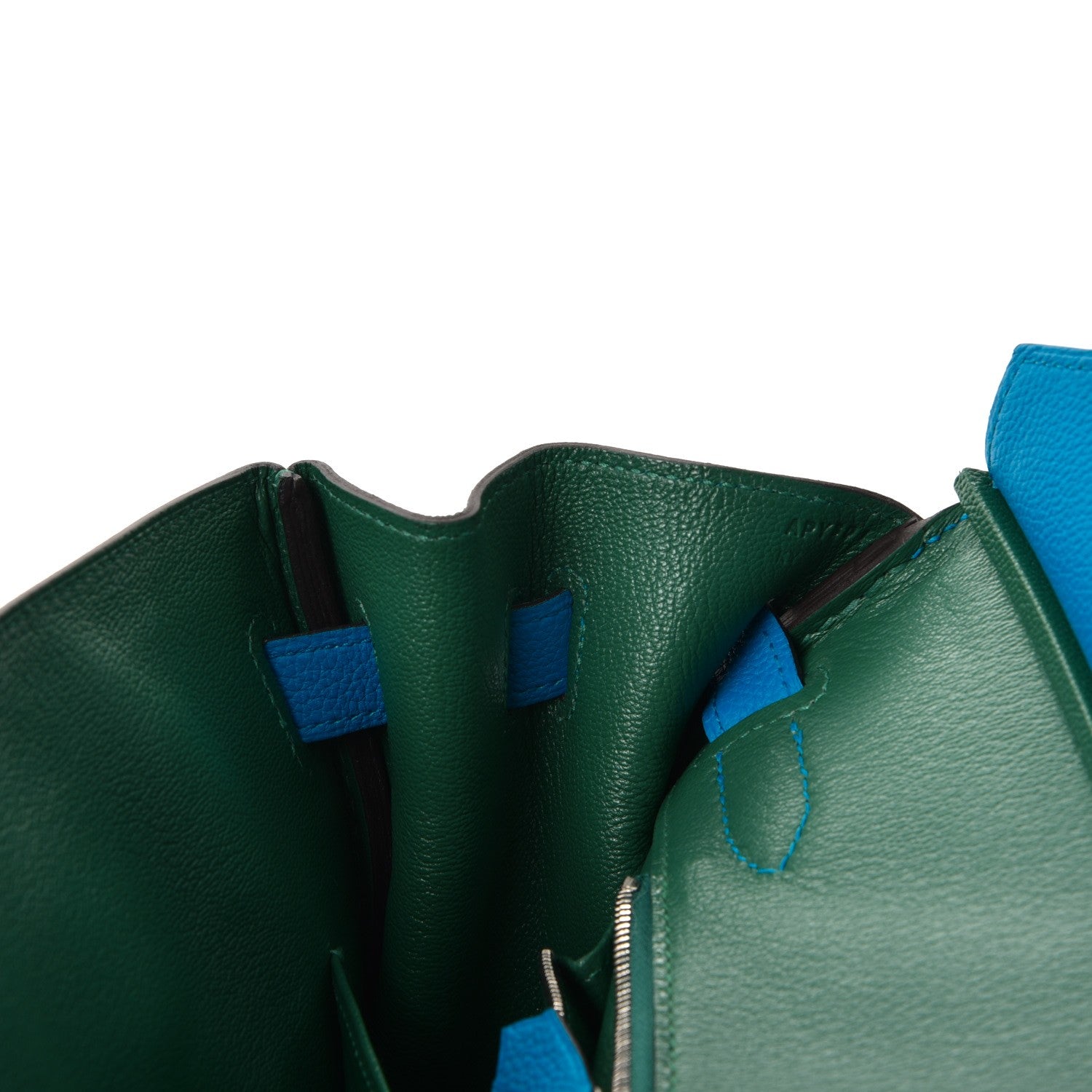 Hermes Togo Birkin 30 Bleu Zanzibar Malachite 15 of 37