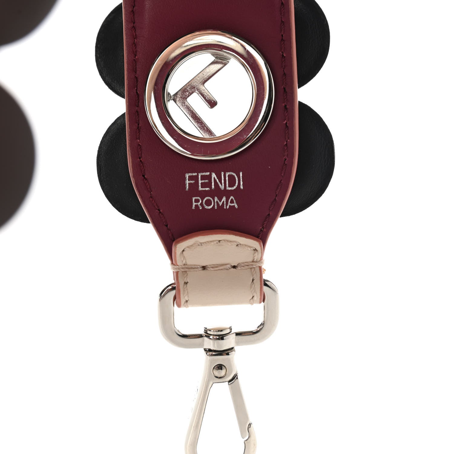 Fendi Calfskin F is Fendi Studded Flower Strap You Camelia 3 of 6