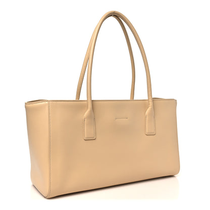 Chanel Calfskin Archetype Small Shopping Tote Beige 3 of 11