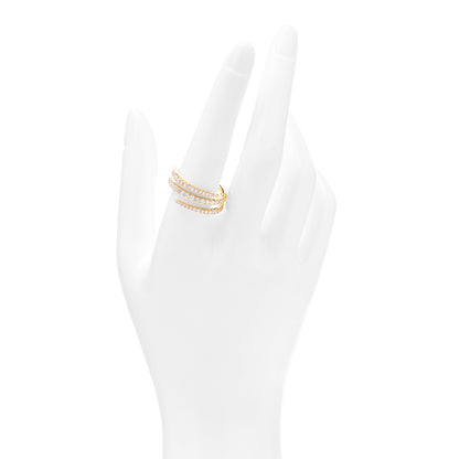 Anita Ko 18K Yellow Gold Diamond Coil Ring 60 9 2 of 5