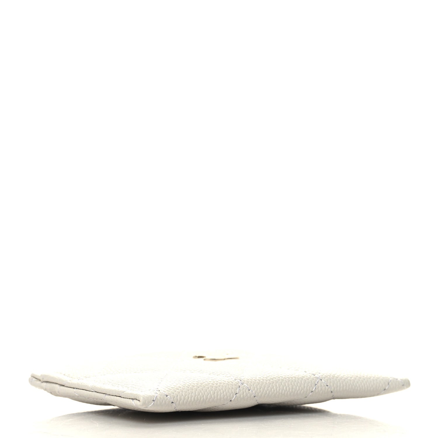 Chanel Caviar Quilted Card Holder White 4 of 10