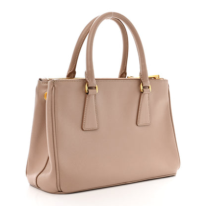 Prada Saffiano Mini Galleria Double Zip Tote Cammeo 3 of 16