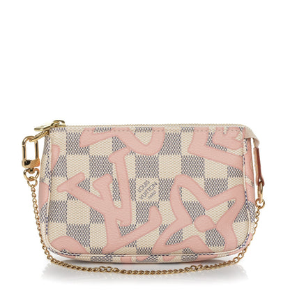 Louis Vuitton Damier Azur Tahitienne Mini Pochette Accessories 1 of 7