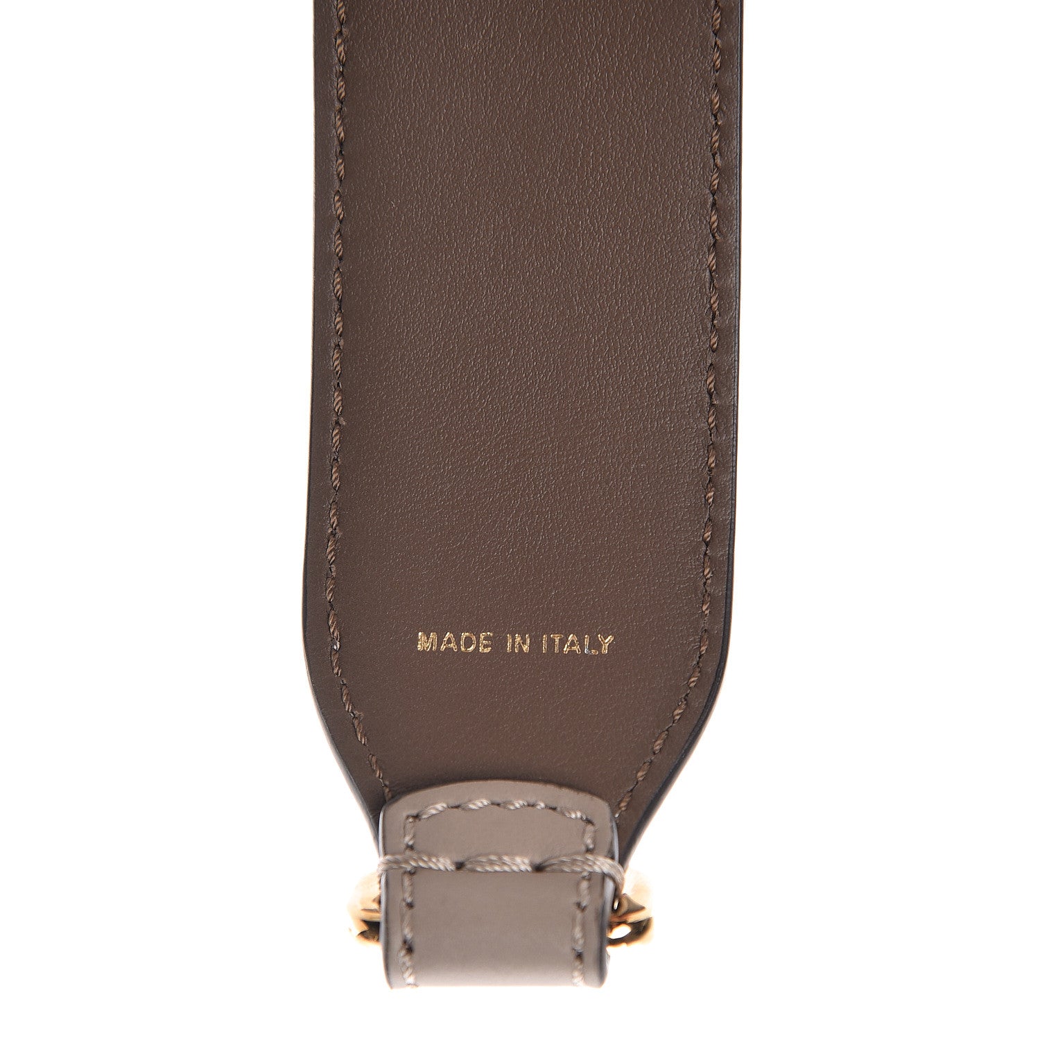 Fendi Calfskin Shiny Nappa Lace Up Bow Strap You Brown 4 of 7