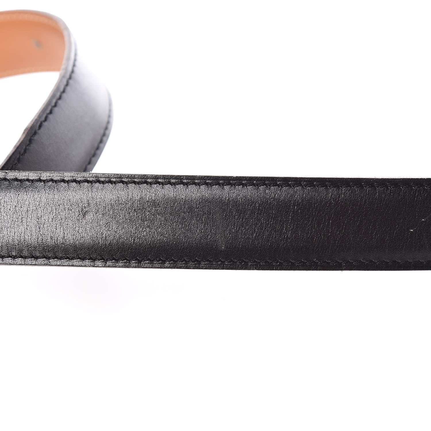 Hermes Box Chamonix 24mm Constance H Belt 65 Black Natural 12 of 16