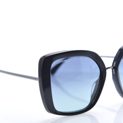 Chanel Acetate Sunglasses 5401-A Black Blue 7 of 8