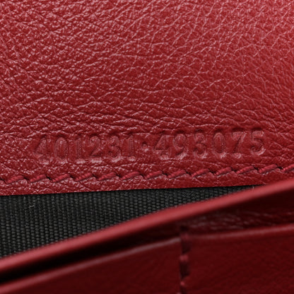 Gucci Tweed GG Monogram Mini Dionysus Chain Wallet White Black Romantic Cherry 7 of 11