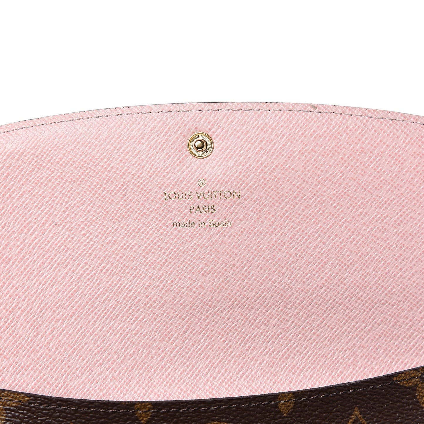 Monogram Emilie Wallet Rose Ballerine