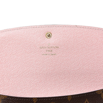 Louis Vuitton Monogram Emilie Wallet Rose Ballerine 6 of 11