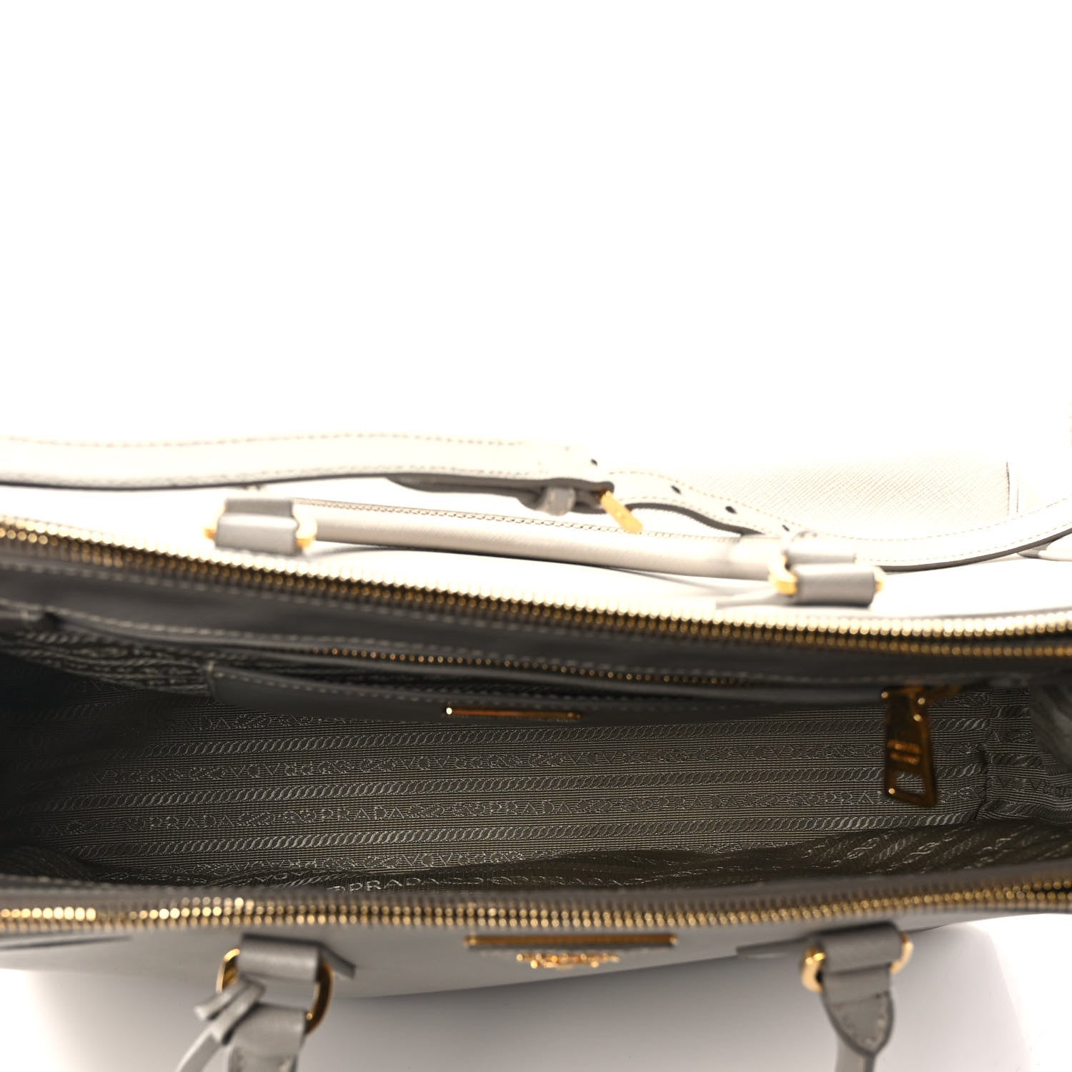 Prada Saffiano Large Galleria Double Zip Tote Argilla 5 of 11
