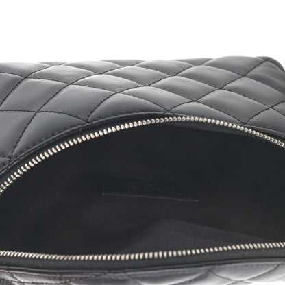 Chanel Lambskin Quilted Waist Belt Bag Black 5 of 9