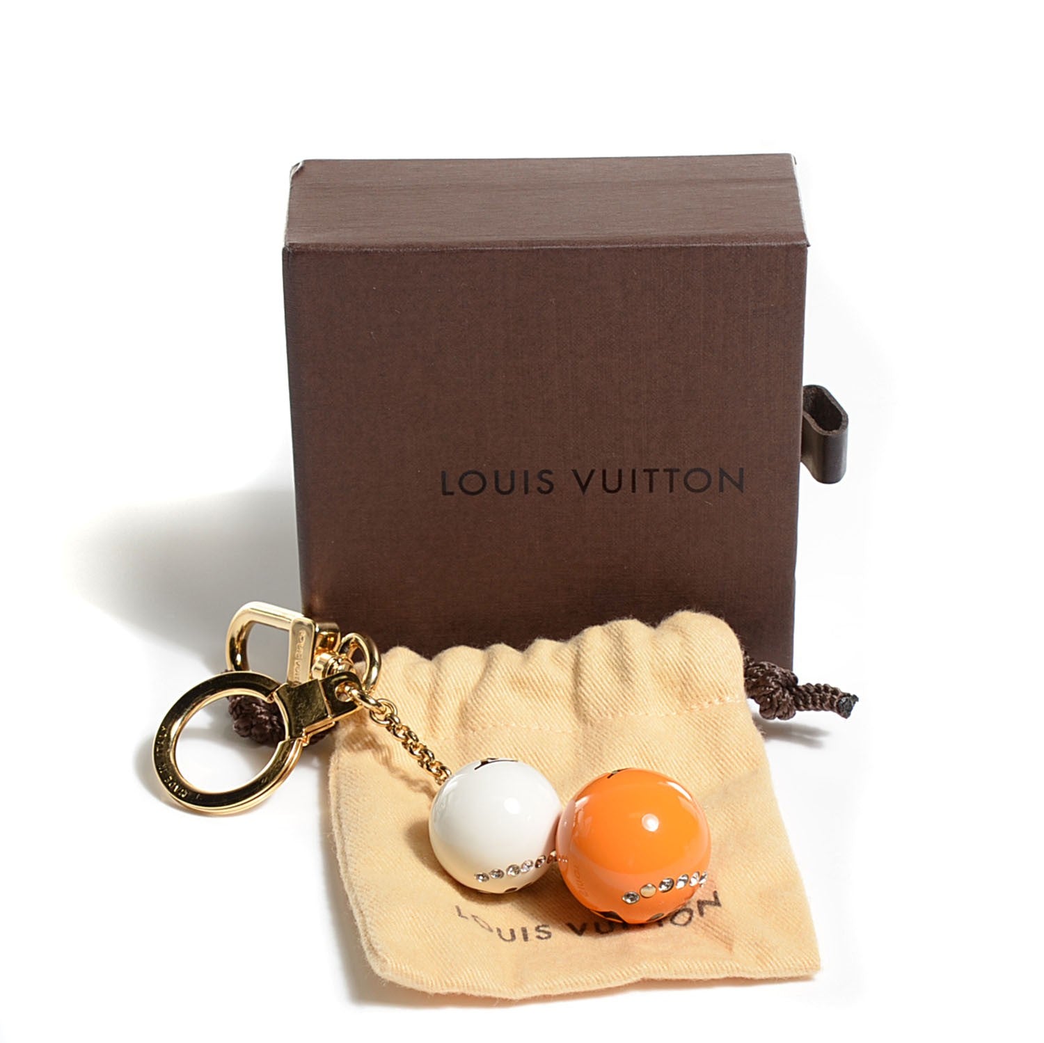 Louis Vuitton Halloween Jack and Lucie Key Holder Orange 5 of 5