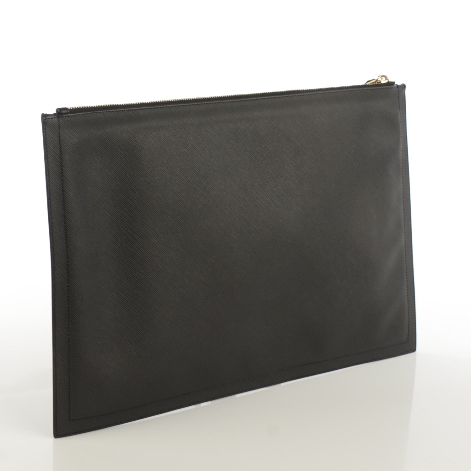 Givenchy Textured Coated Canvas Rottweiler Print Large Cosmetic Pouch Black 3 of 7