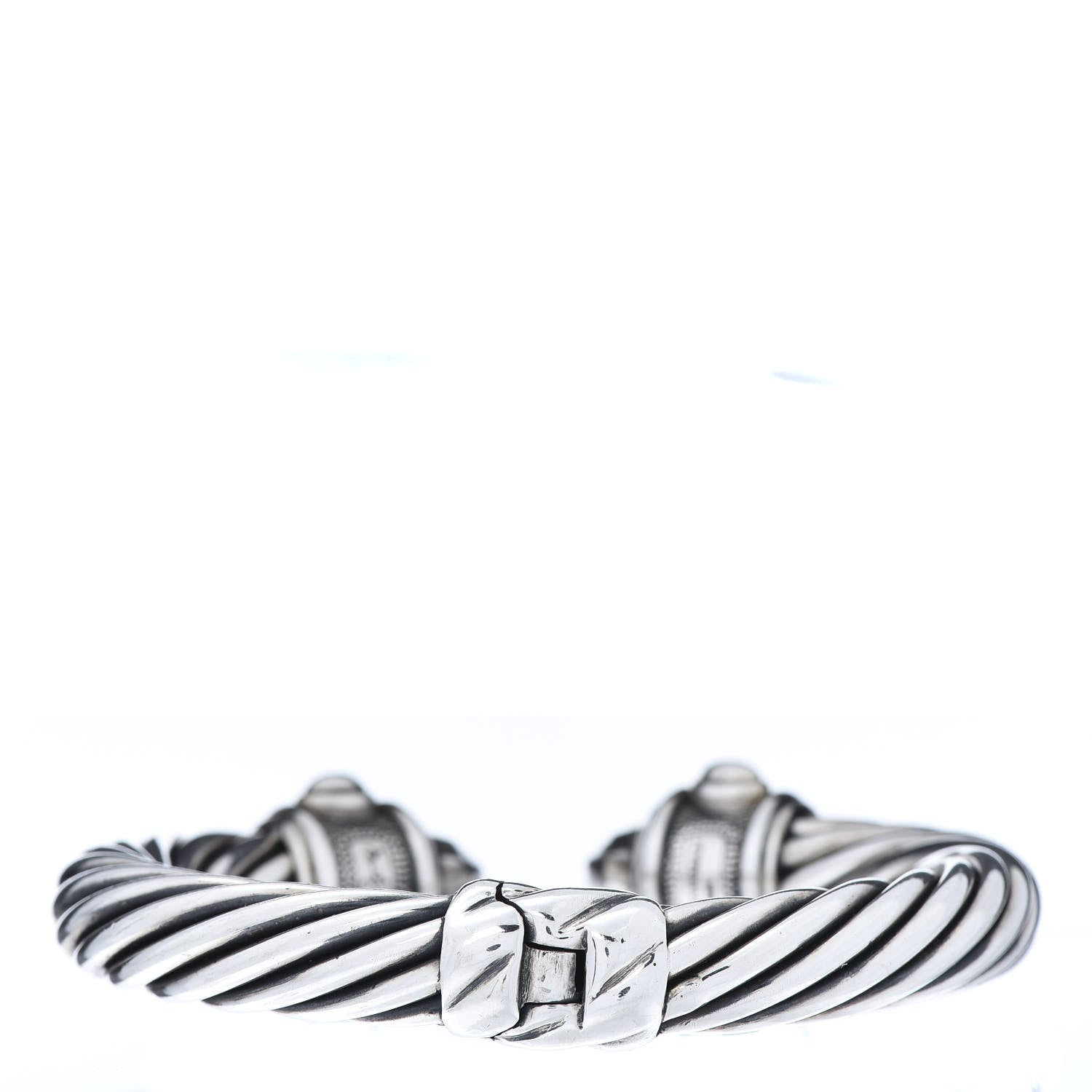 David Yurman Sterling Silver 10mm Renaissance Cable Bracelet 3 of 5