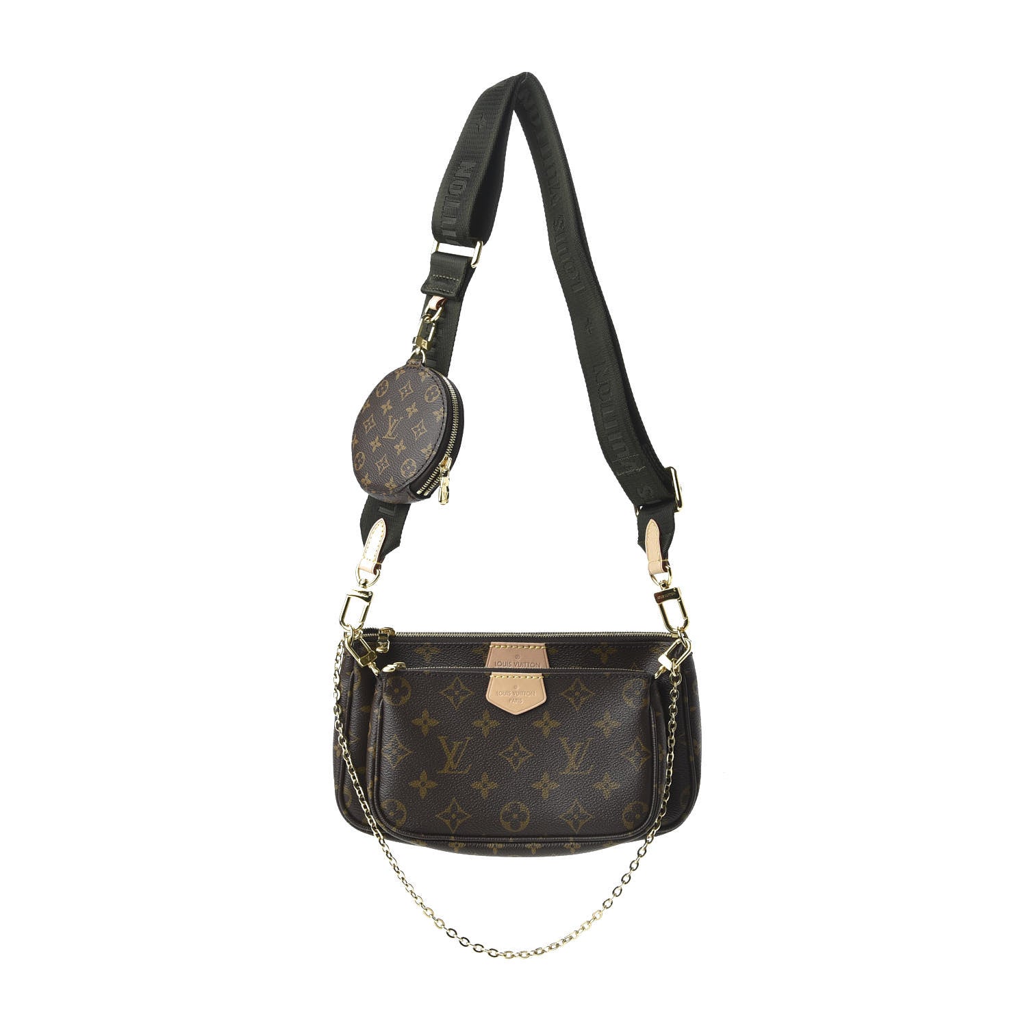 Louis Vuitton Monogram Multi Pochette Accessories Kaki 1 of 11