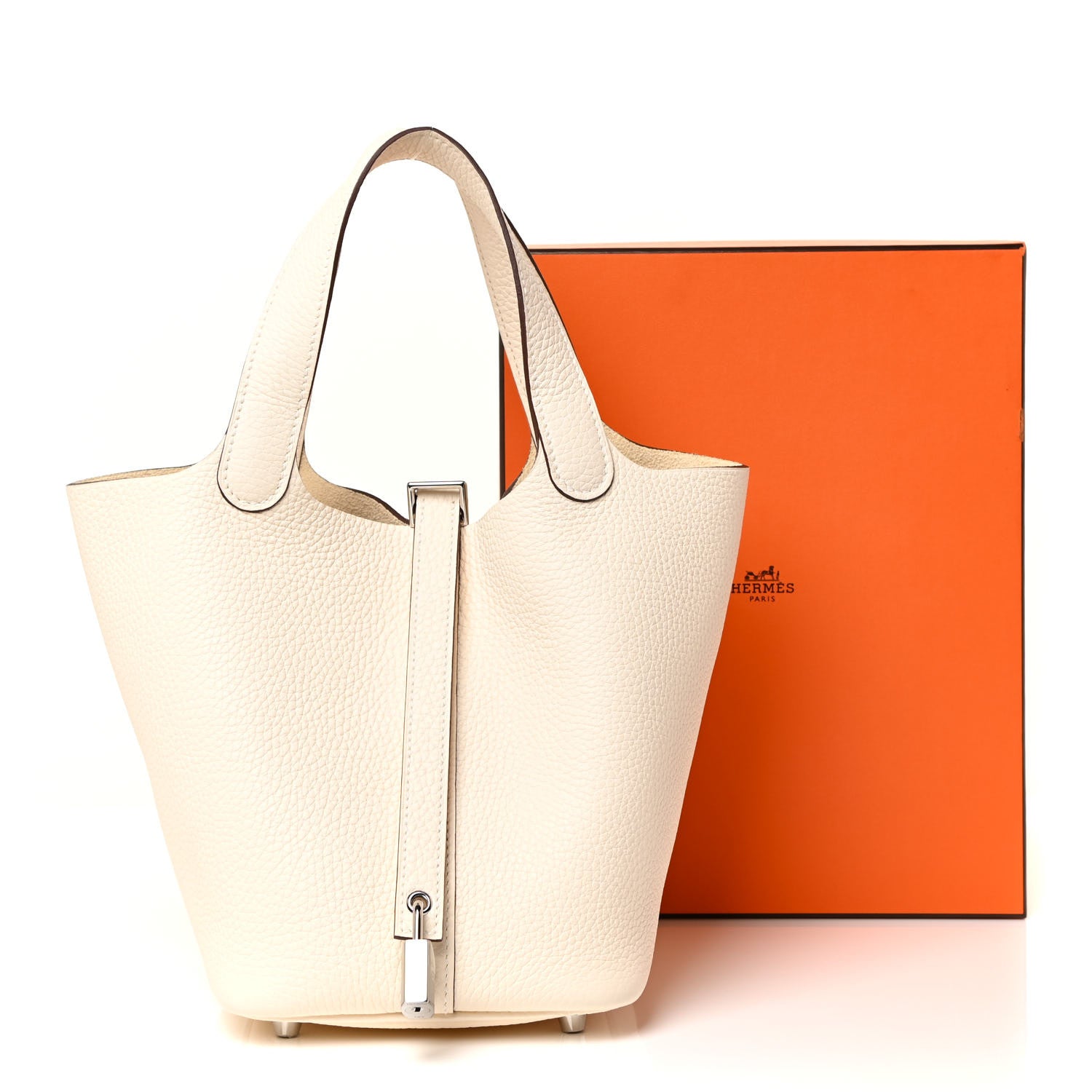 Hermes Taurillon Clemence Picotin Lock 18 PM Nata 11 of 11