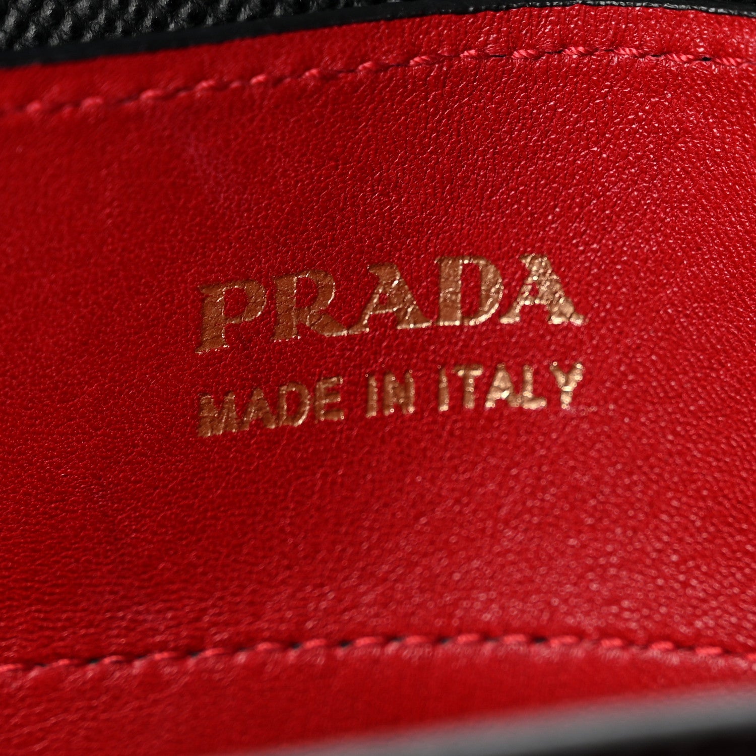 Prada Saffiano Cuir Medium Double Bag Black Fuoco 6 of 11