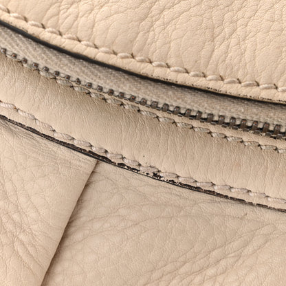 Gucci Pebbled Calfskin Medium Icon Bit Shoulder Bag Ivory 14 of 17