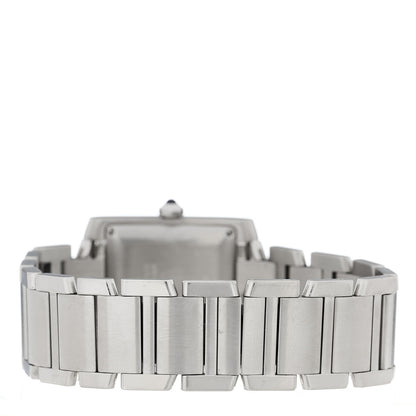 Cartier Stainless Steel 28mm Tank Francaise Automatic Watch 3 of 4