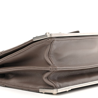 Prada Soft Calfskin Impunture Diagramme Cahier Bag Bambu 8 of 9