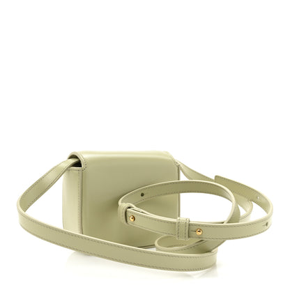 Celine Shiny Calfskin Mini Triomphe Almond Green 3 of 10