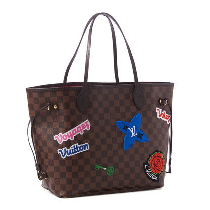 Louis Vuitton Damier Ebene Travel Stickers Neo Neverfull MM 3 of 10