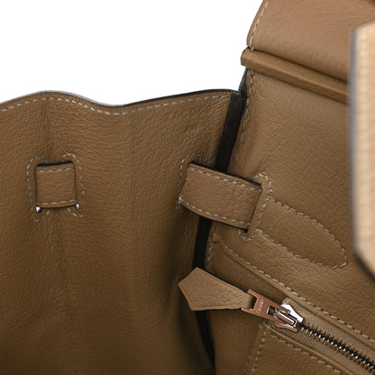 Hermes Taurillon Clemence Birkin 30 Trench 6 of 9
