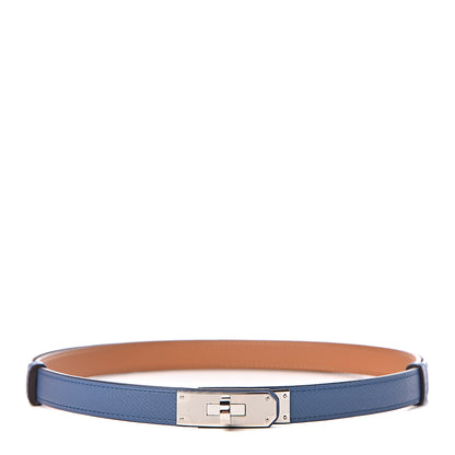 Hermes Epsom Kelly Belt Bleu Agate 1 of 5